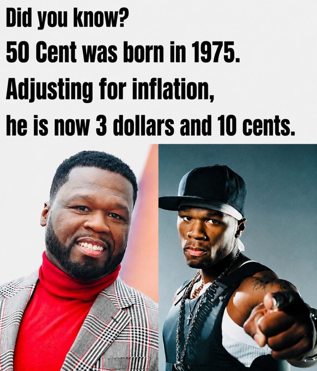 The Inflation-Adjusted Value of 50 Cent