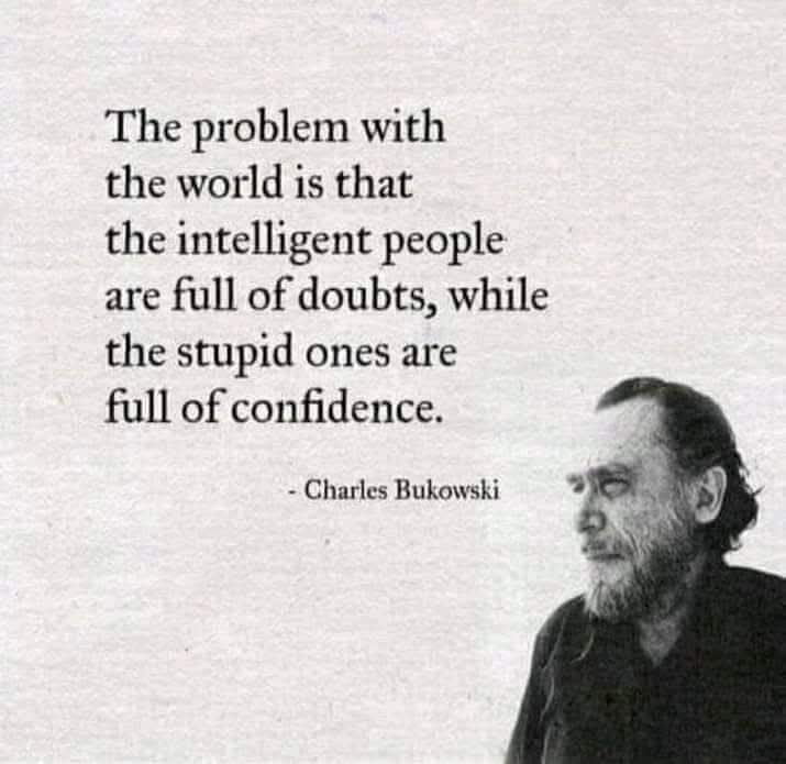 A Notable Observation on Human Nature by Charles Bukowski