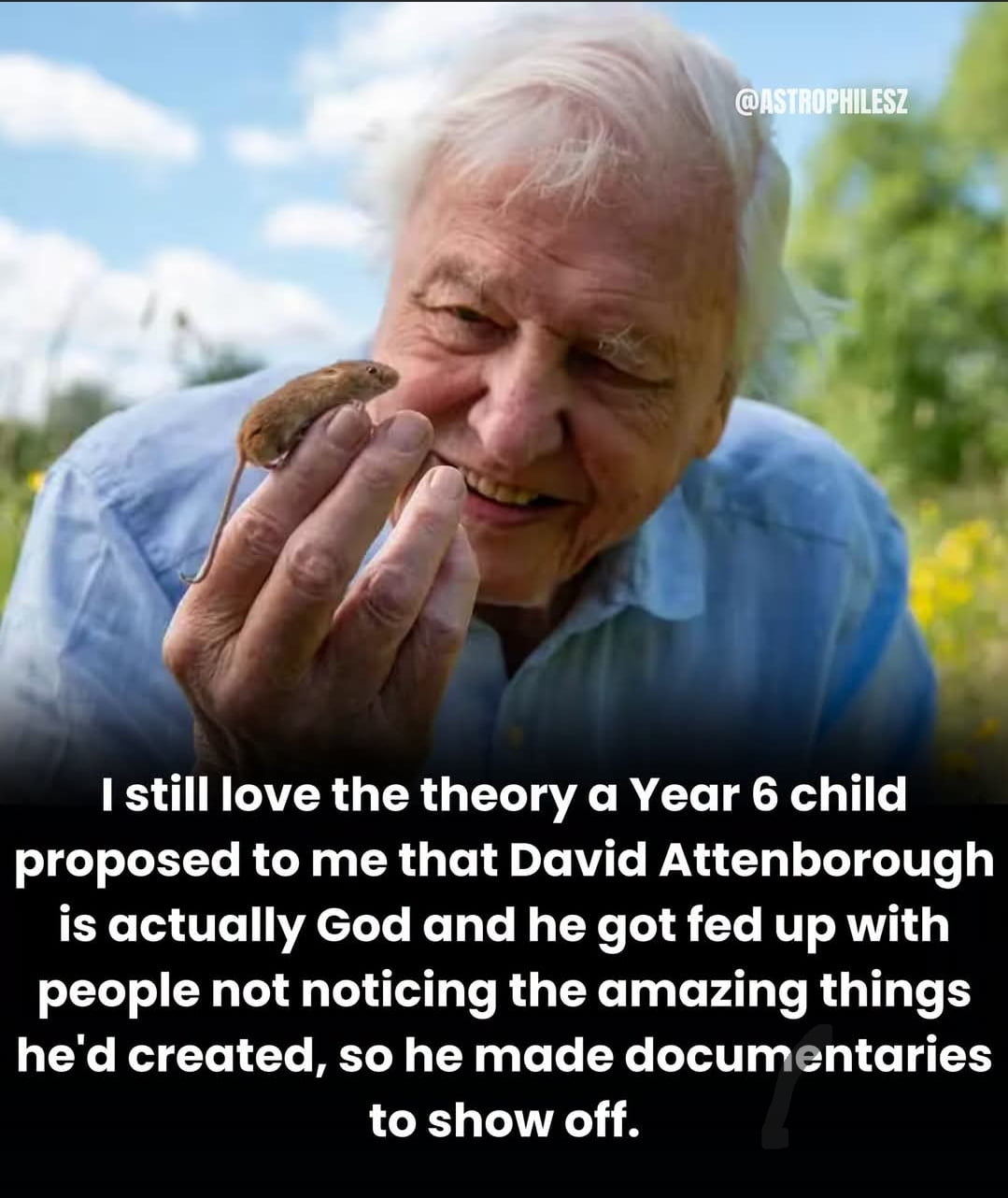 The Whimsical Theory That David Attenborough Is Actually God - Funny on Aviaclip