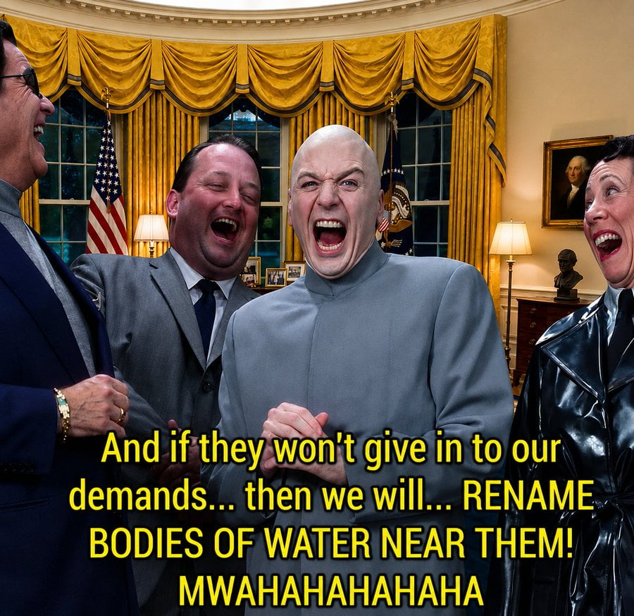 Dr. Evil Parody Meme Features White House Setting - Memes on Aviaclip