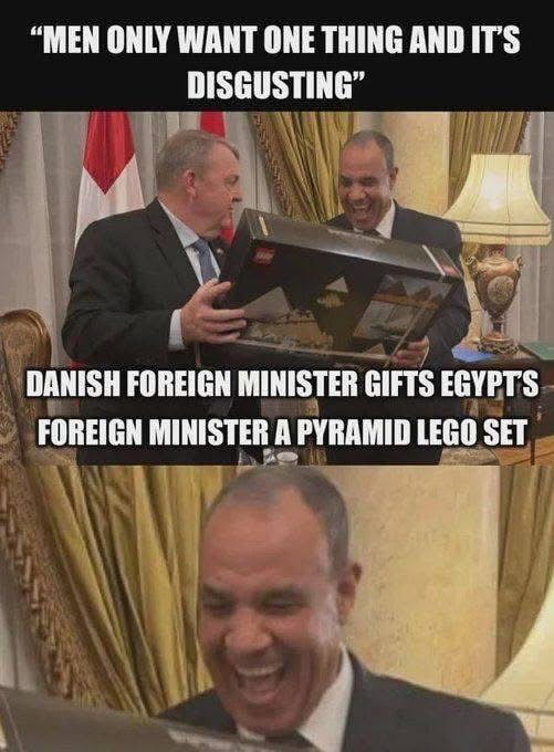 Diplomatic Lego Exchange Becomes a Viral Meme