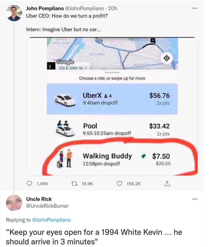 A Satirical Take on Uber's Future Service Offerings