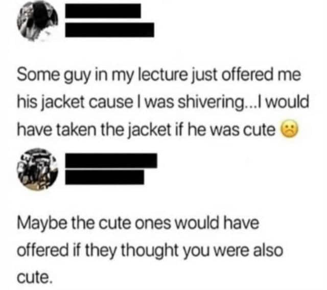 Social Media User Receives Brutal Reality Check After Complaining About Rejected Jacket Offer