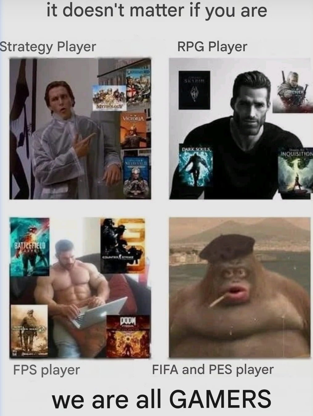 A Humorous Take on Gaming Stereotypes - Memes on Aviaclip