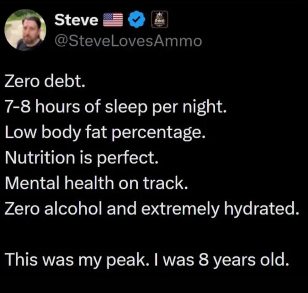 A Humorous Take on Why Childhood Was the Ultimate Peak Performance - Memes on Aviaclip