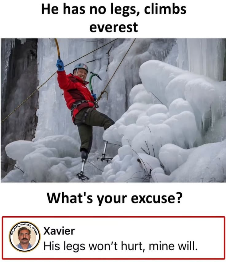 A Humorous Take on Motivation and Physical Limitations