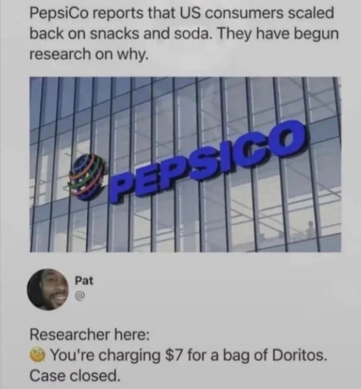 PepsiCo Investigates Declining Snack Sales Amid Consumer Price Concerns - Memes on Aviaclip