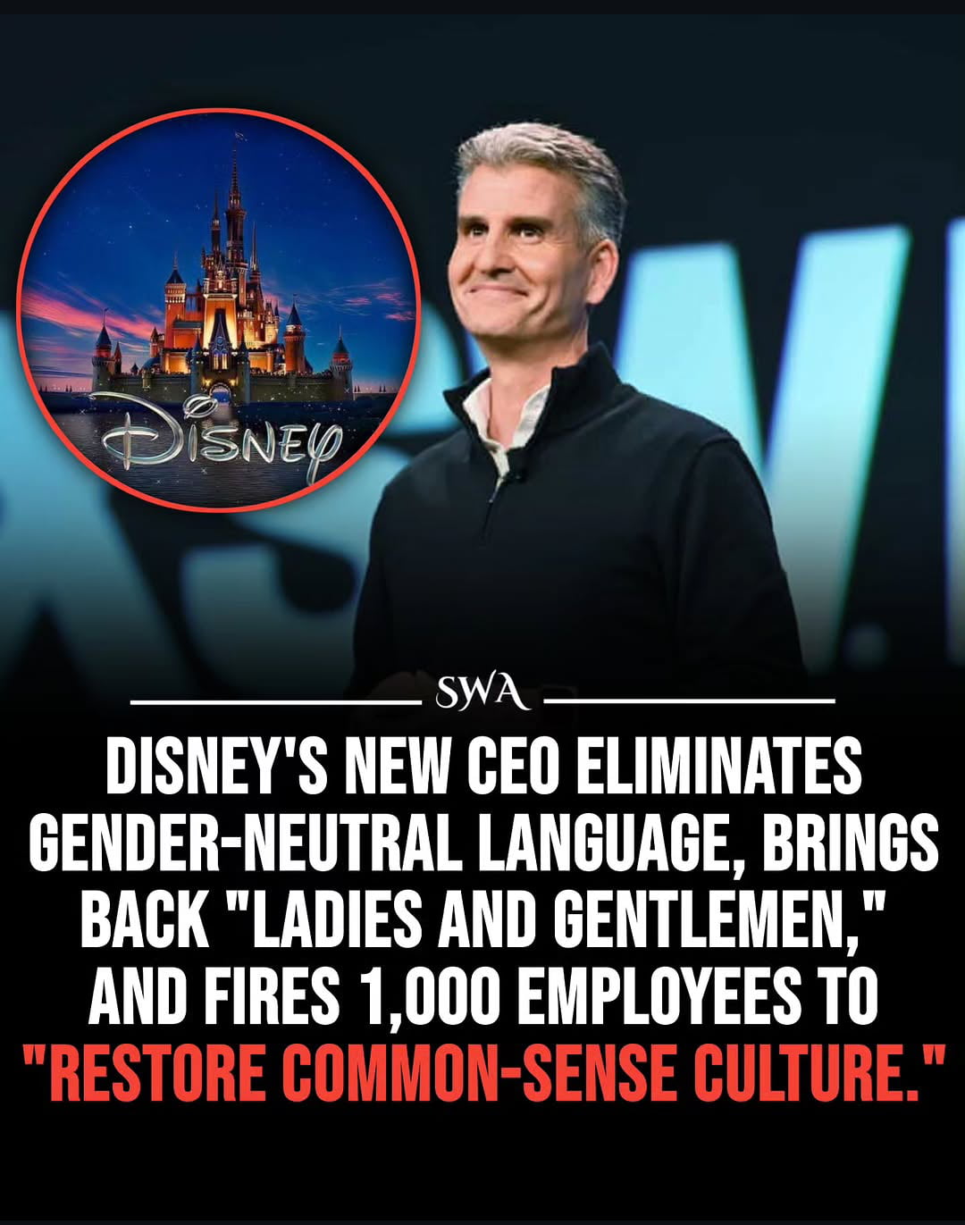 Report Claims Disney CEO Aims to Restore 'Common-Sense Culture' - Interesting on Aviaclip