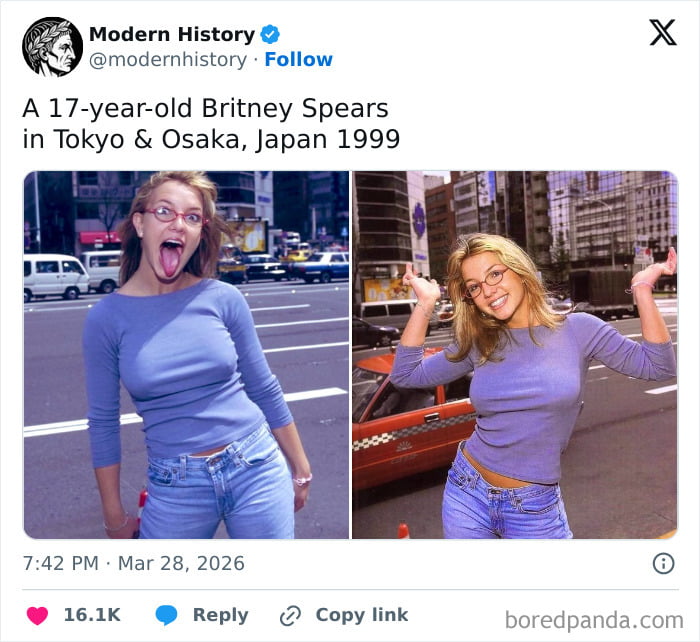 A Look Back at 17-Year-Old Britney Spears in Japan, 1999
