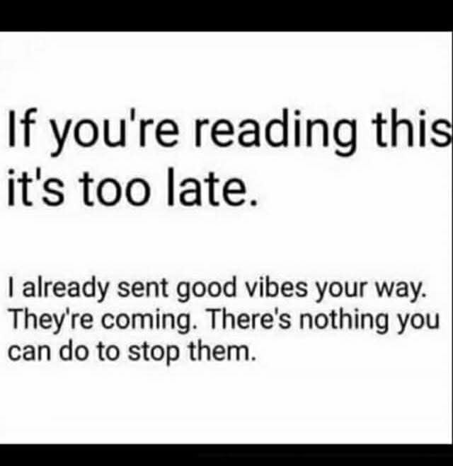 A Playful Warning: Good Vibes Are Heading Your Way