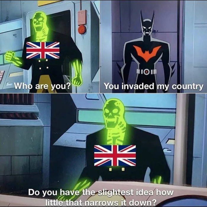 A Humorous Take on British Colonial History - Memes on Aviaclip
