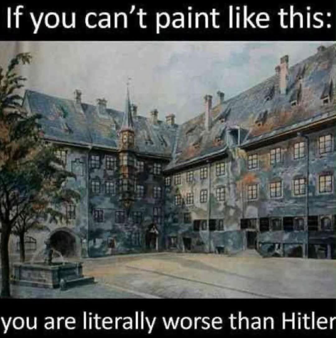 A Satirical Take on Artistic Skill and Historical Infamy