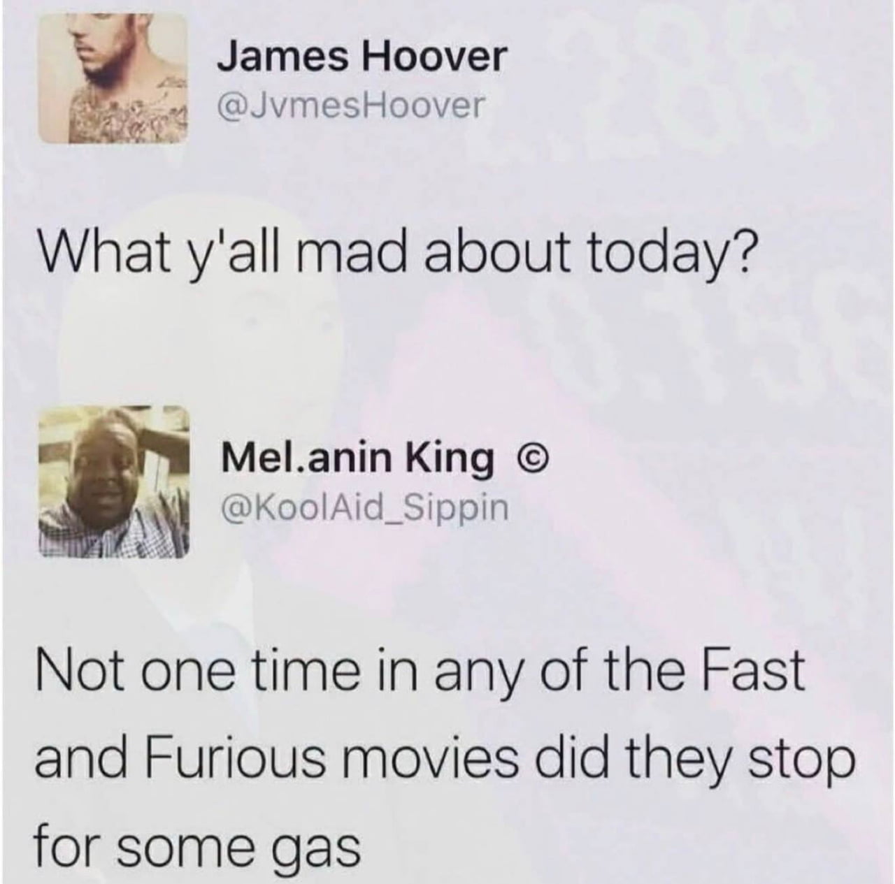 The Fast and Furious Franchise's Lack of Fuel Stops - Memes on Aviaclip