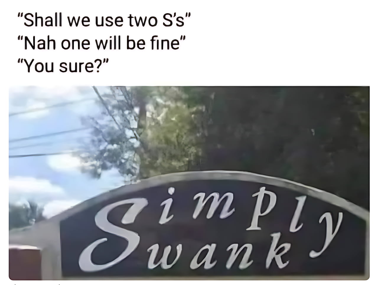 The Unfortunate Typography of a Signage Design Choice - Funny on Aviaclip
