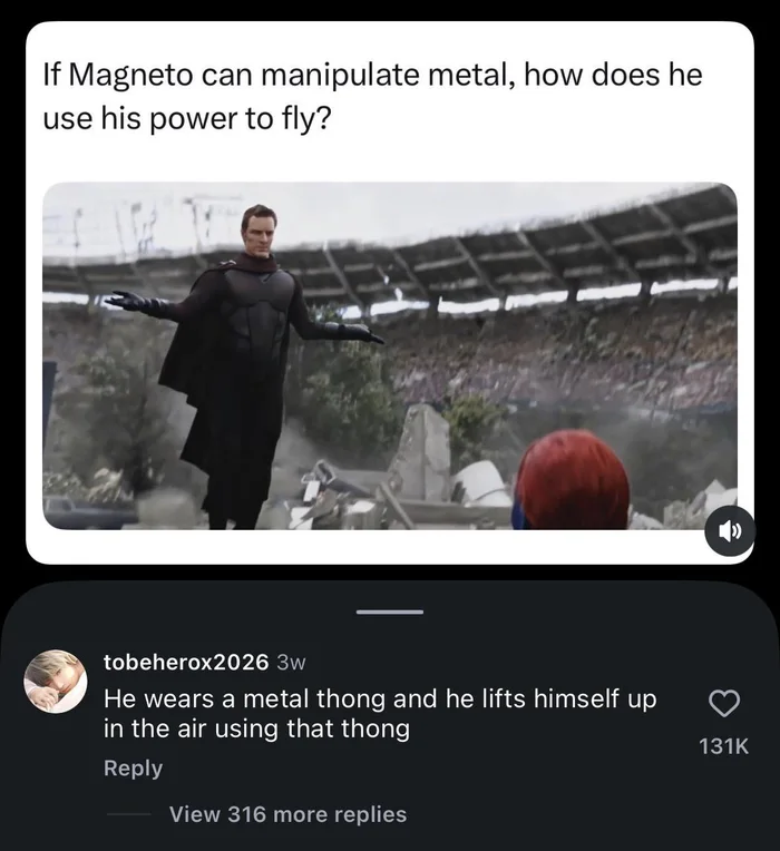 The Comical Theory Behind Magneto's Ability to Fly