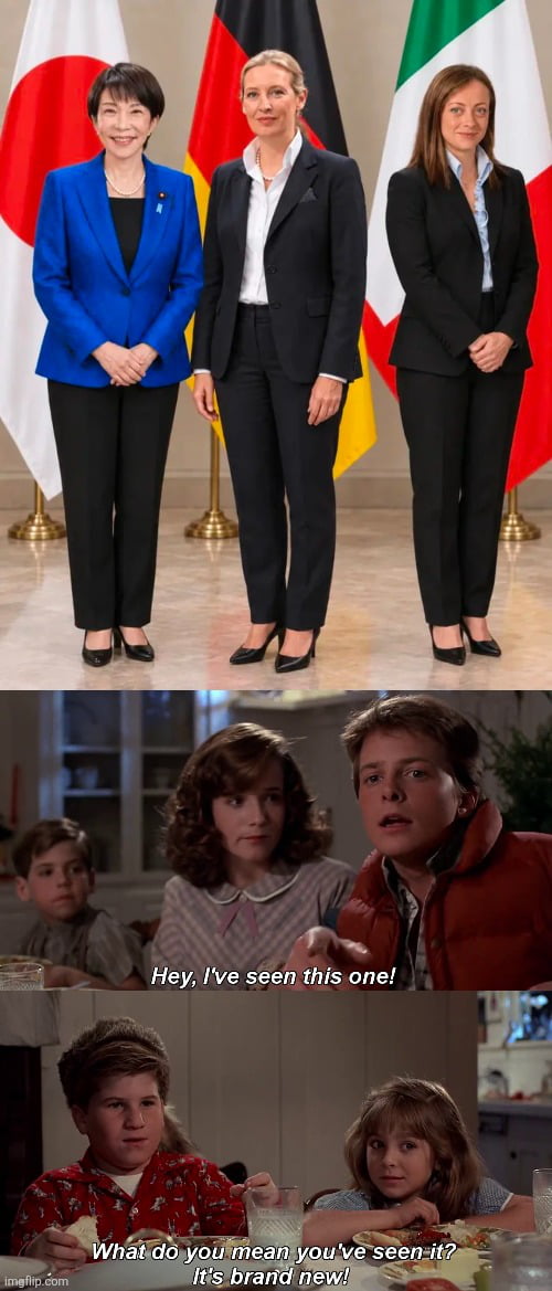 A Comparison of Political Figures and a Classic Back to the Future Meme - Memes on Aviaclip
