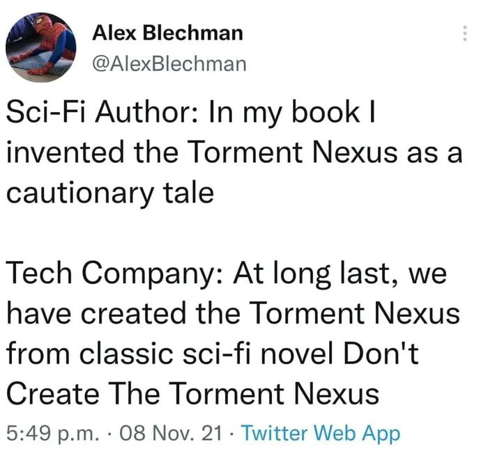 A Satirical Take on Tech Companies Ignoring Science Fiction Warnings - Memes on Aviaclip