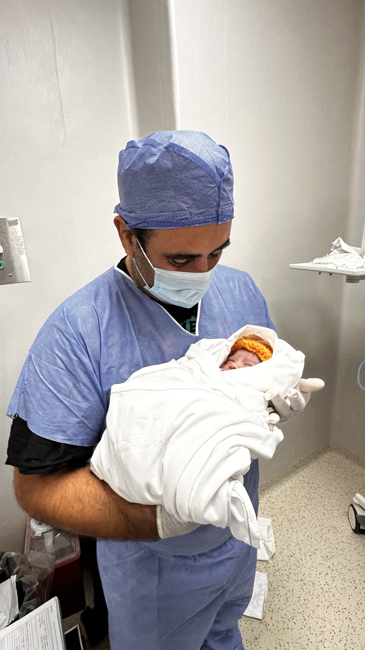 A New Beginning: Father Shares First Photo With Newborn Daughter