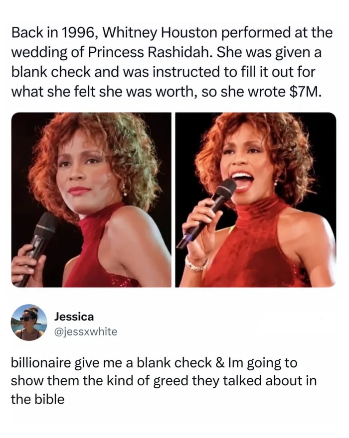 The Story Behind Whitney Houston's Reported $7 Million Wedding Performance