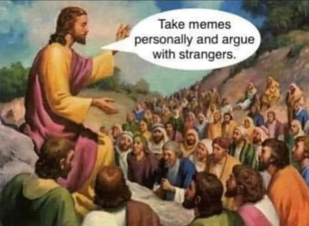 A satirical take on online discourse - Memes on Aviaclip