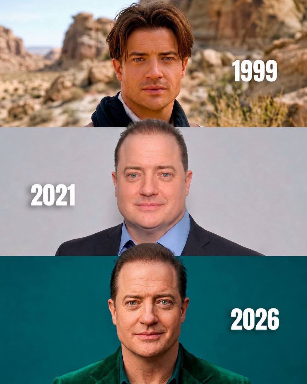 A Visual Timeline of Brendan Fraser Through the Decades - Interesting on Aviaclip