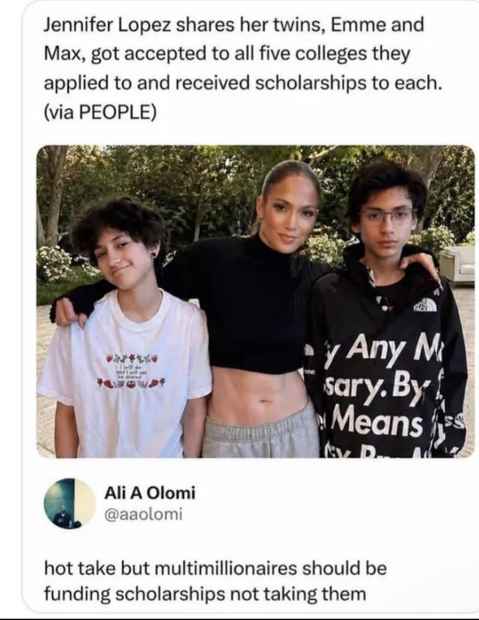 Jennifer Lopez's Children Receive College Scholarships, Sparking Online Debate - Interesting on Aviaclip