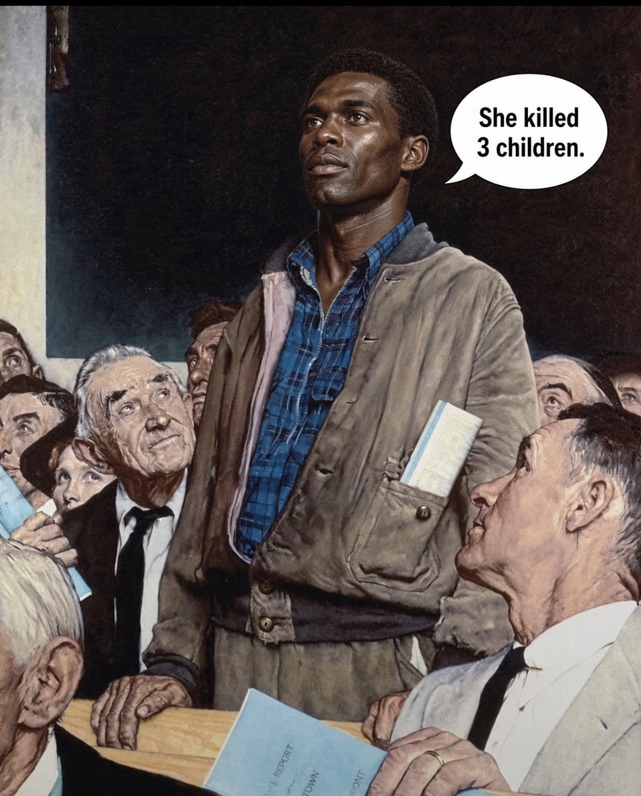 A Satirical Take on Jury Deliberations and Public Perception