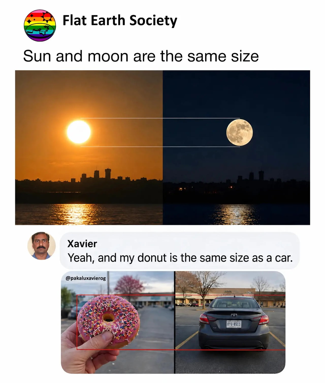 A Humorous Take on Perspective and Visual Comparison - Memes on Aviaclip