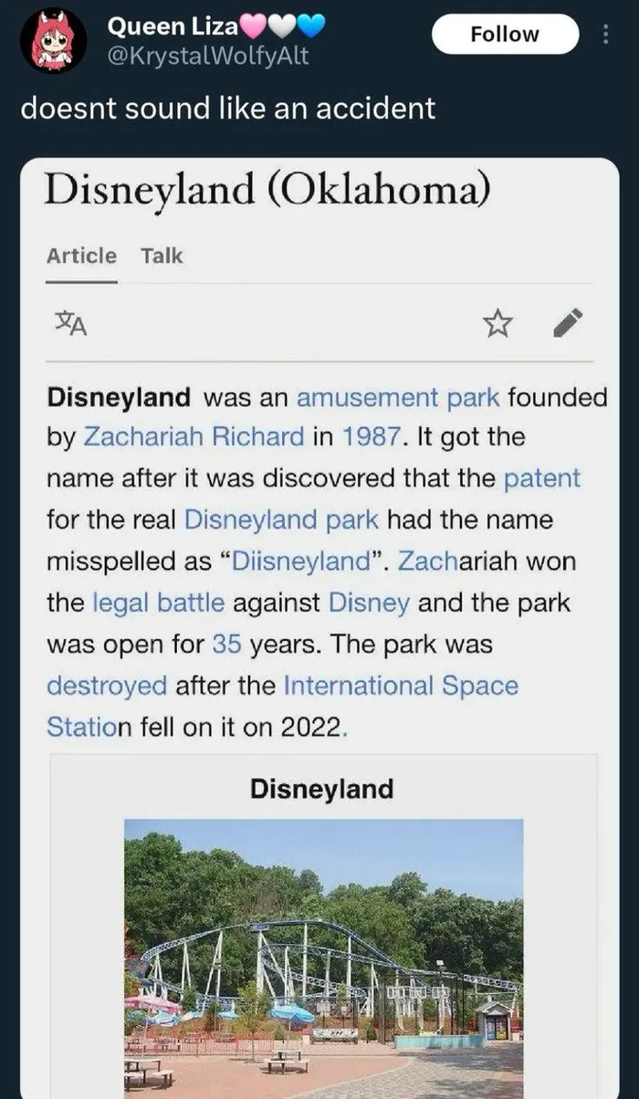 The Viral Hoax About a Disneyland Park in Oklahoma