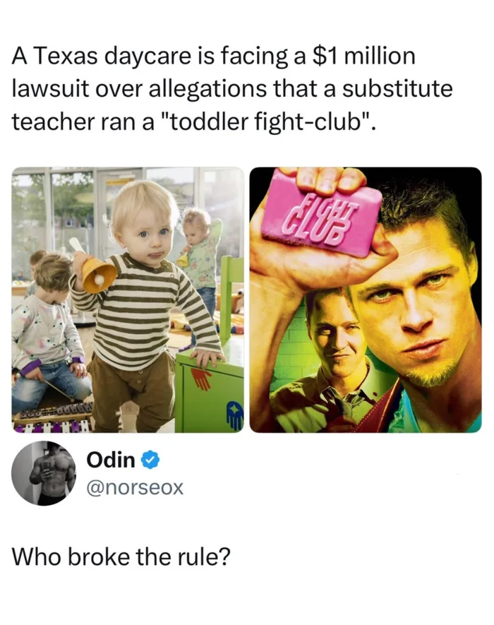 Texas Daycare Faces Lawsuit Over Alleged Toddler Fight Club - Funny on Aviaclip