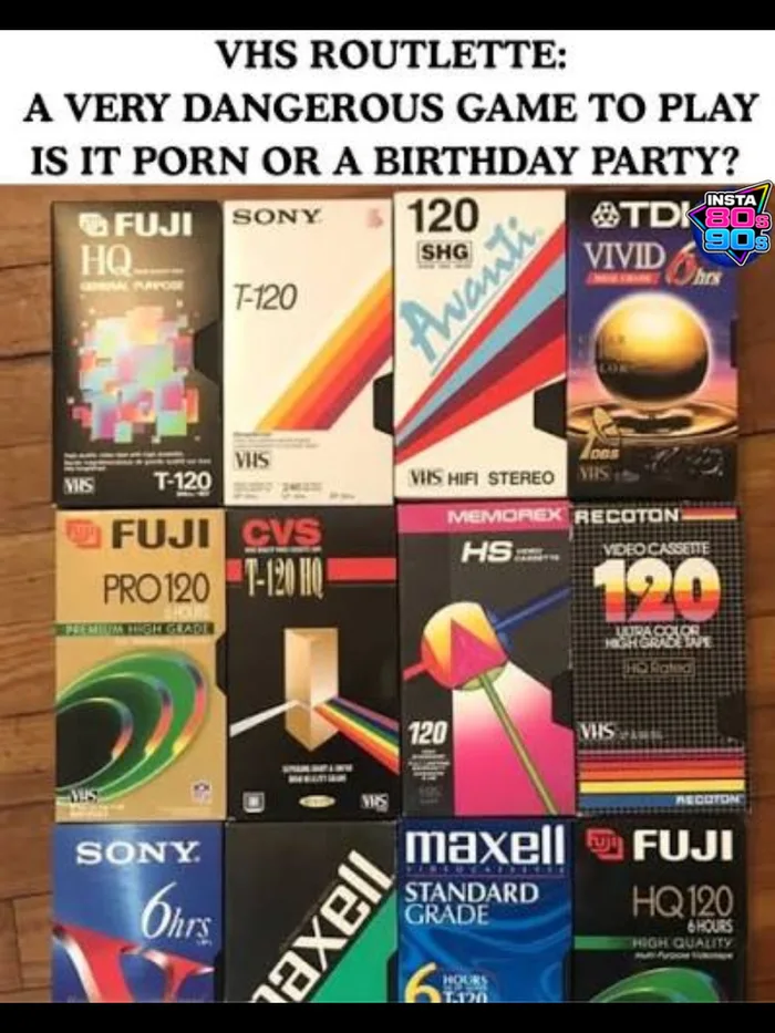 The High-Stakes Gamble of Playing VHS Roulette - Memes on Aviaclip