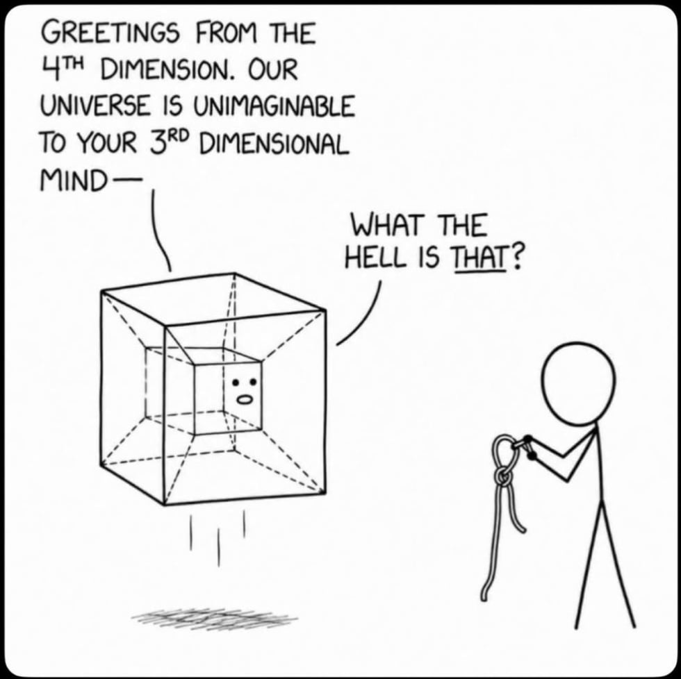 A Humorous Take on the Geometry of Knots and Dimensions - Memes on Aviaclip