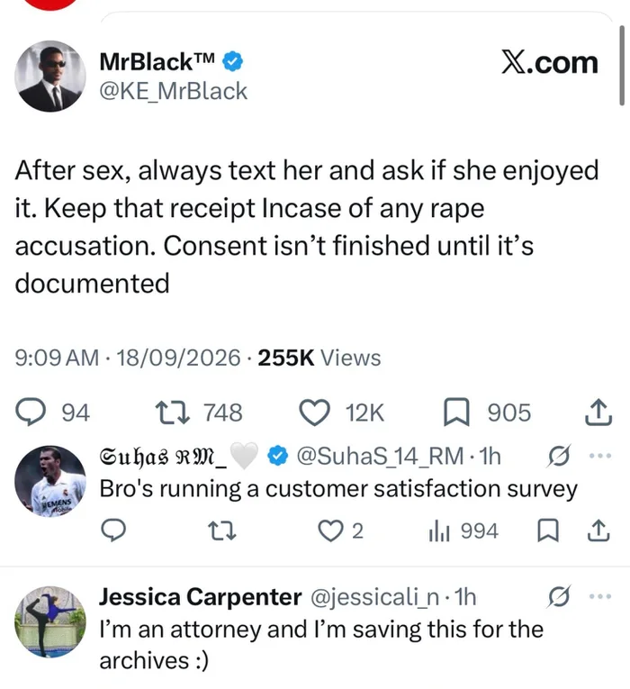 Social Media Post Sparks Debate Over Post-Intimacy Documentation