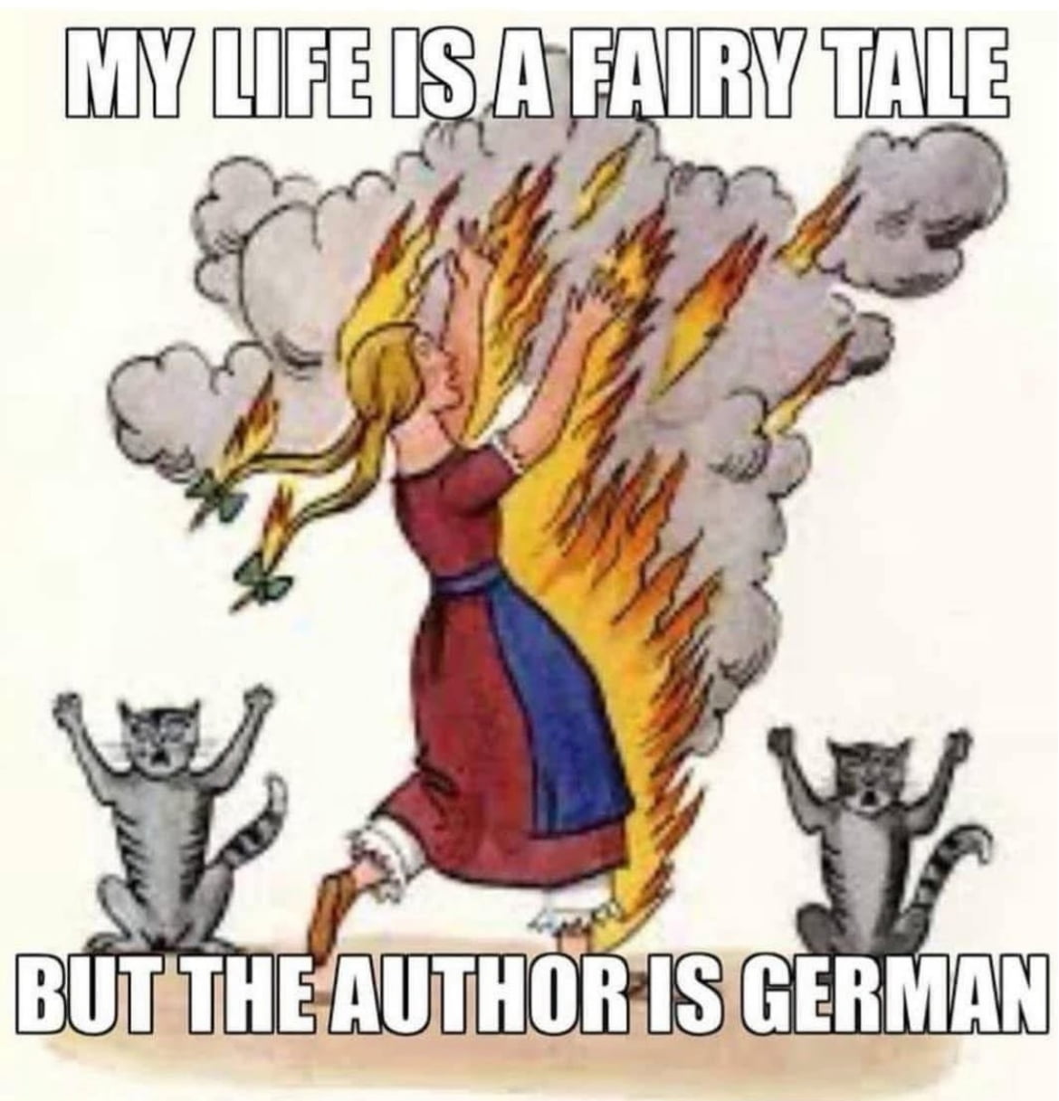 When Your Life Takes a Dark Turn in the Style of German Folklore - Memes on Aviaclip