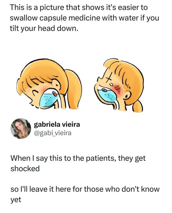 A Simple Trick to Make Swallowing Capsules Easier