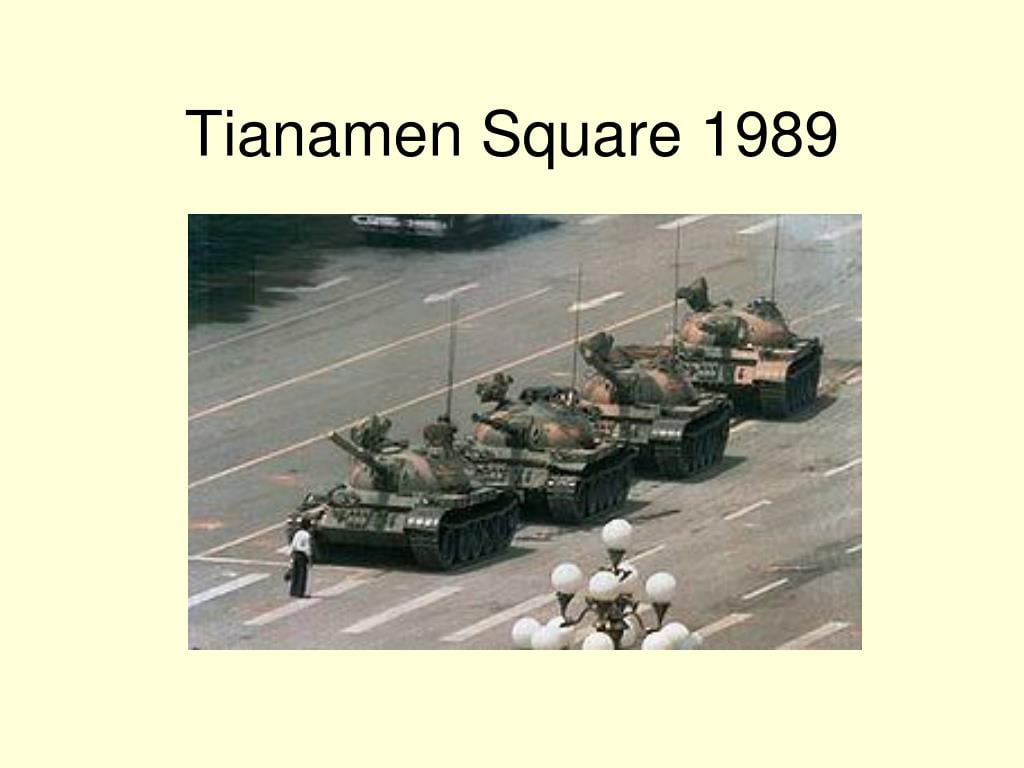 Iconic Photograph of the 1989 Tiananmen Square Protests - Interesting on Aviaclip