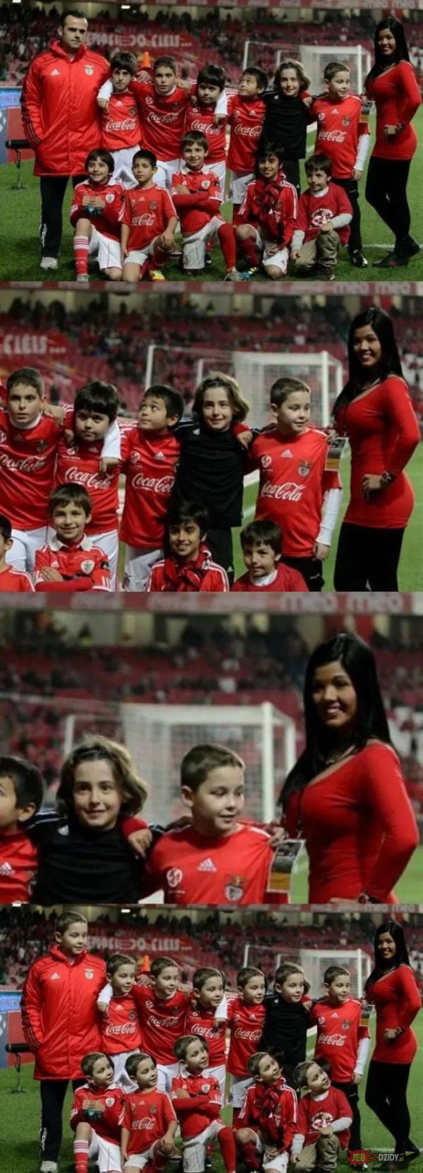 A Classic Soccer Mascot Photo Featuring Benfica Youth Players - Memes on Aviaclip