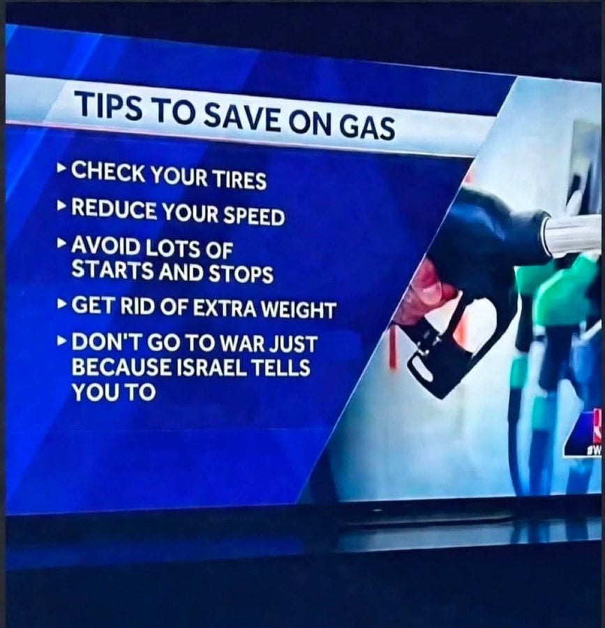 Unexpected Addition to a News Segment's Gas Saving Tips - Memes on Aviaclip
