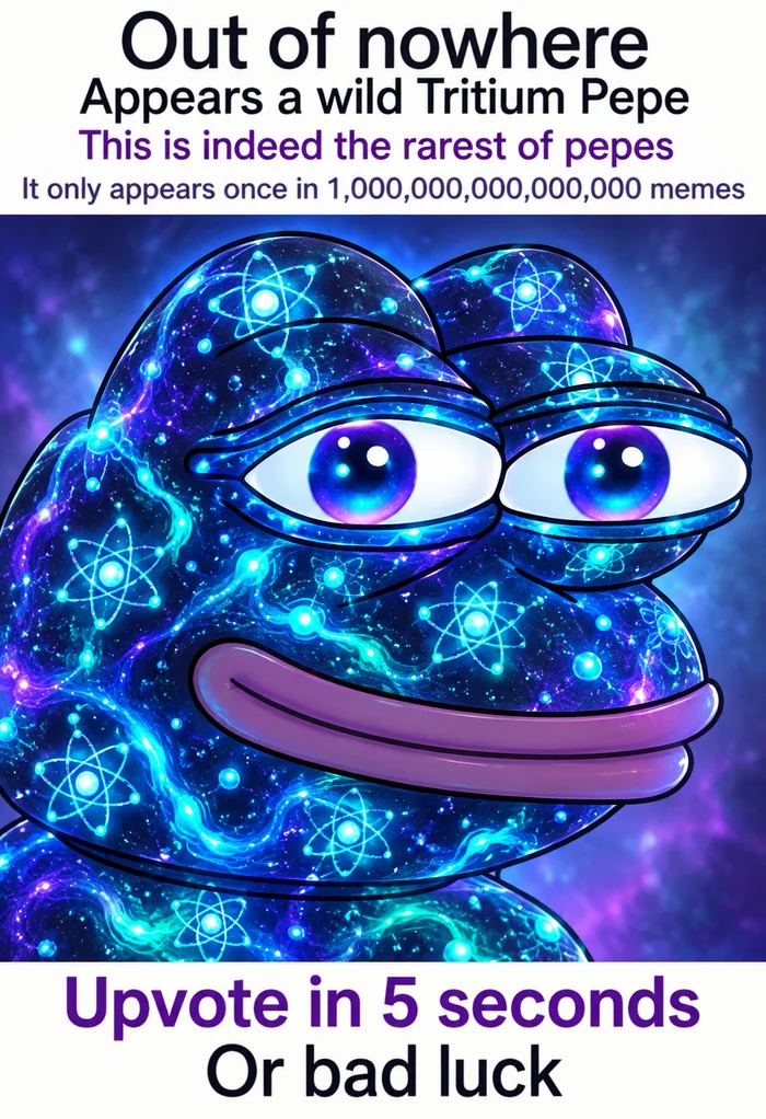 The Rare Tritium Pepe Meme Explained