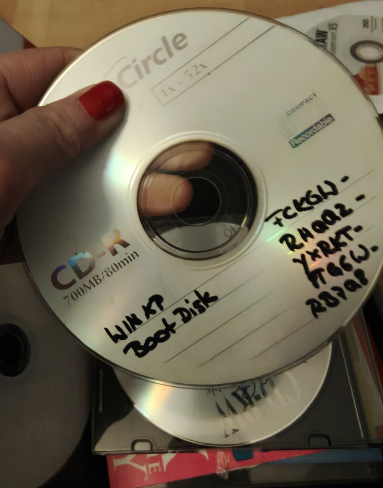A Blast From the Past: A Handwritten Windows XP Boot Disk