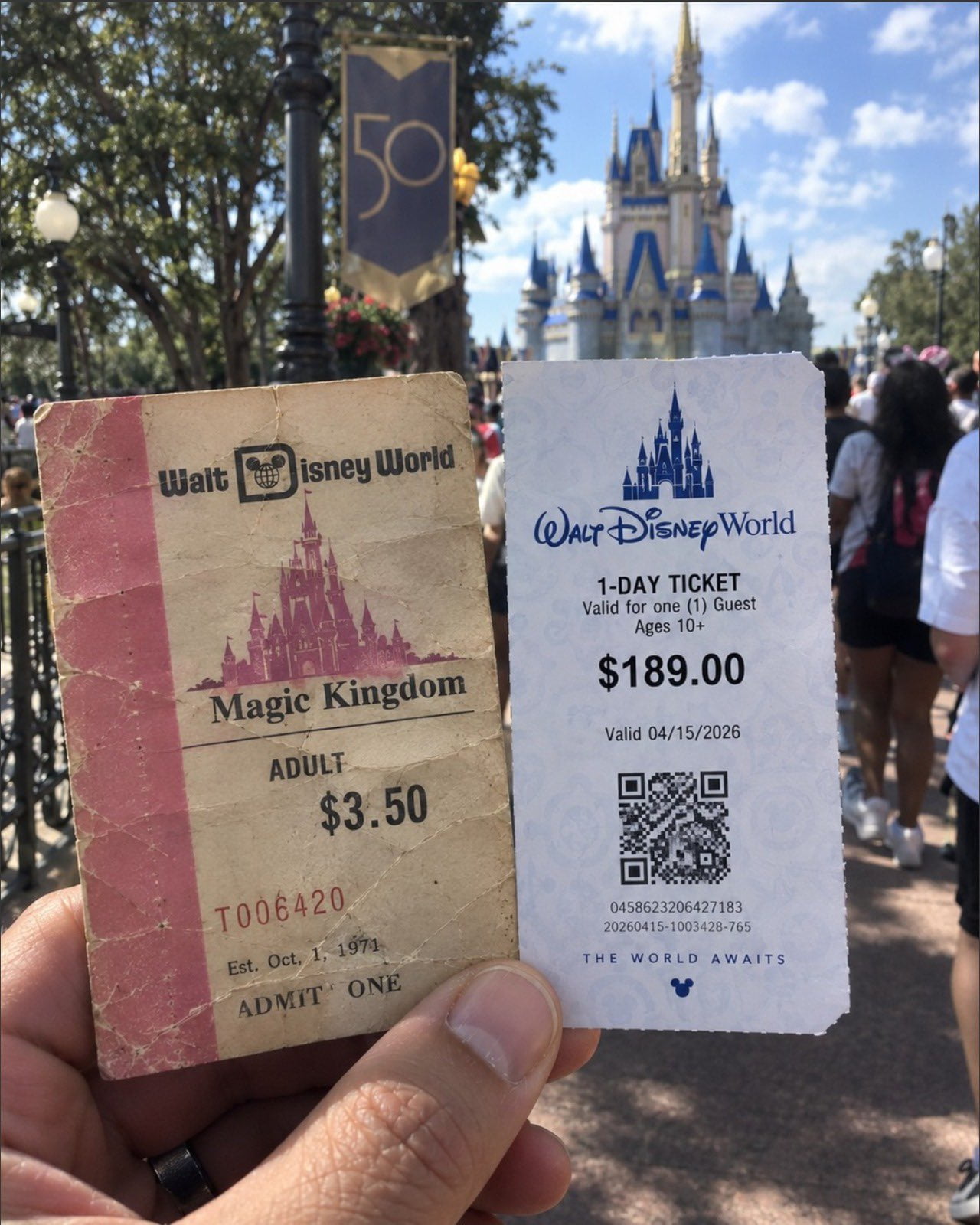 Comparing Walt Disney World Admission Prices From 1971 to 2026 - Interesting on Aviaclip