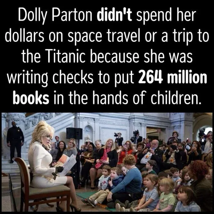 Dolly Parton's Commitment to Childhood Literacy - Wholesome on Aviaclip