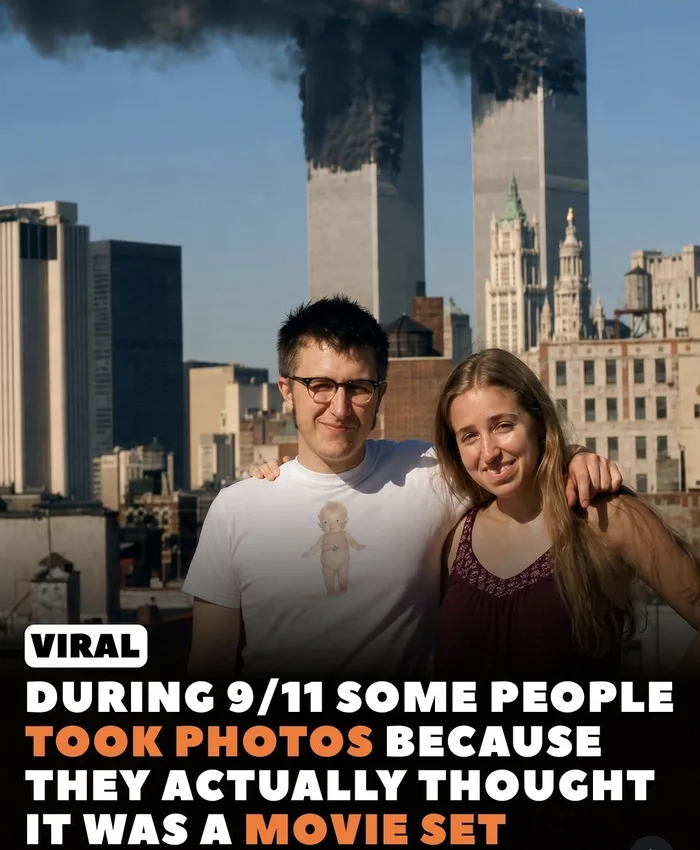 Viral Image Claims Bystanders Mistook 9/11 for a Movie Set