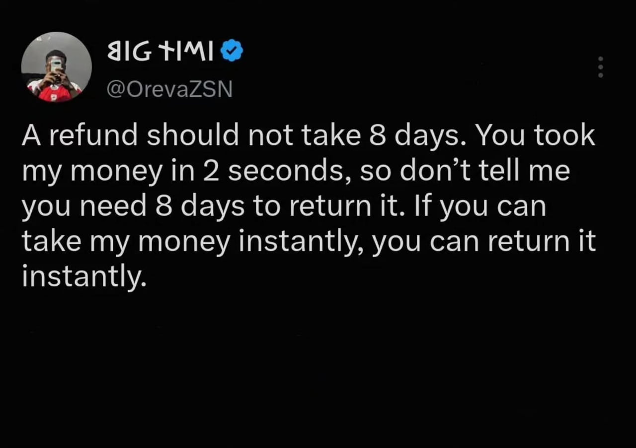 A Viral Observation on the Discrepancy Between Payment and Refund Speeds - Memes on Aviaclip