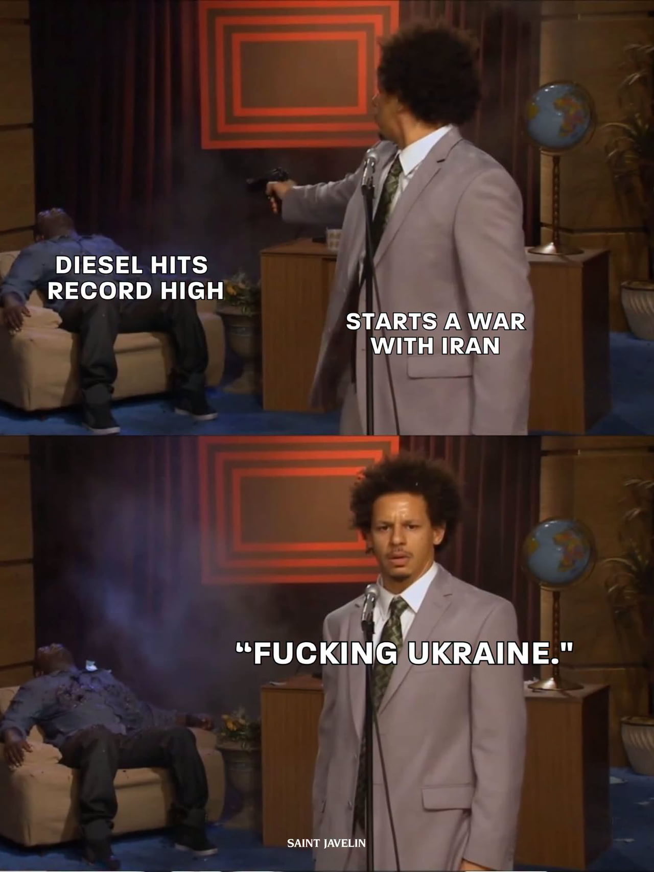 Eric Andre Meme Highlights Political Blame Game - Memes on Aviaclip