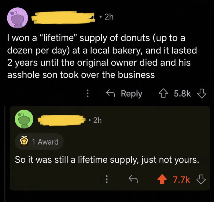 When a 'Lifetime Supply' of Donuts Ends Prematurely - Funny on Aviaclip