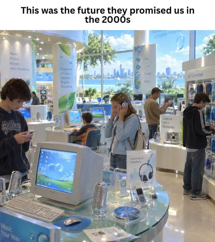 Reflecting on the Tech Aesthetic of the 2000s - Memes on Aviaclip