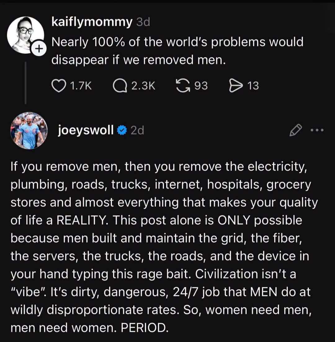 Social Media Exchange Over Gender Roles and Infrastructure - Memes on Aviaclip