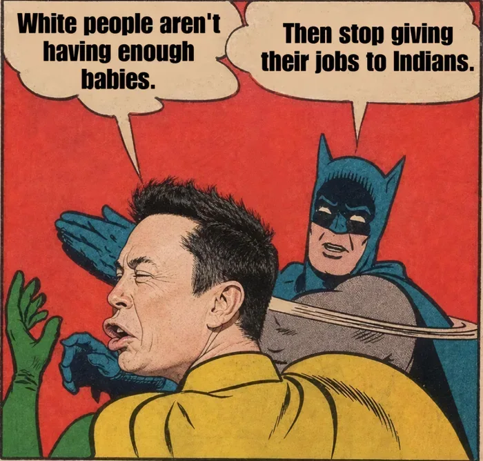 Batman Slaps Elon Musk in Viral Meme About Birth Rates and Employment - Memes on Aviaclip