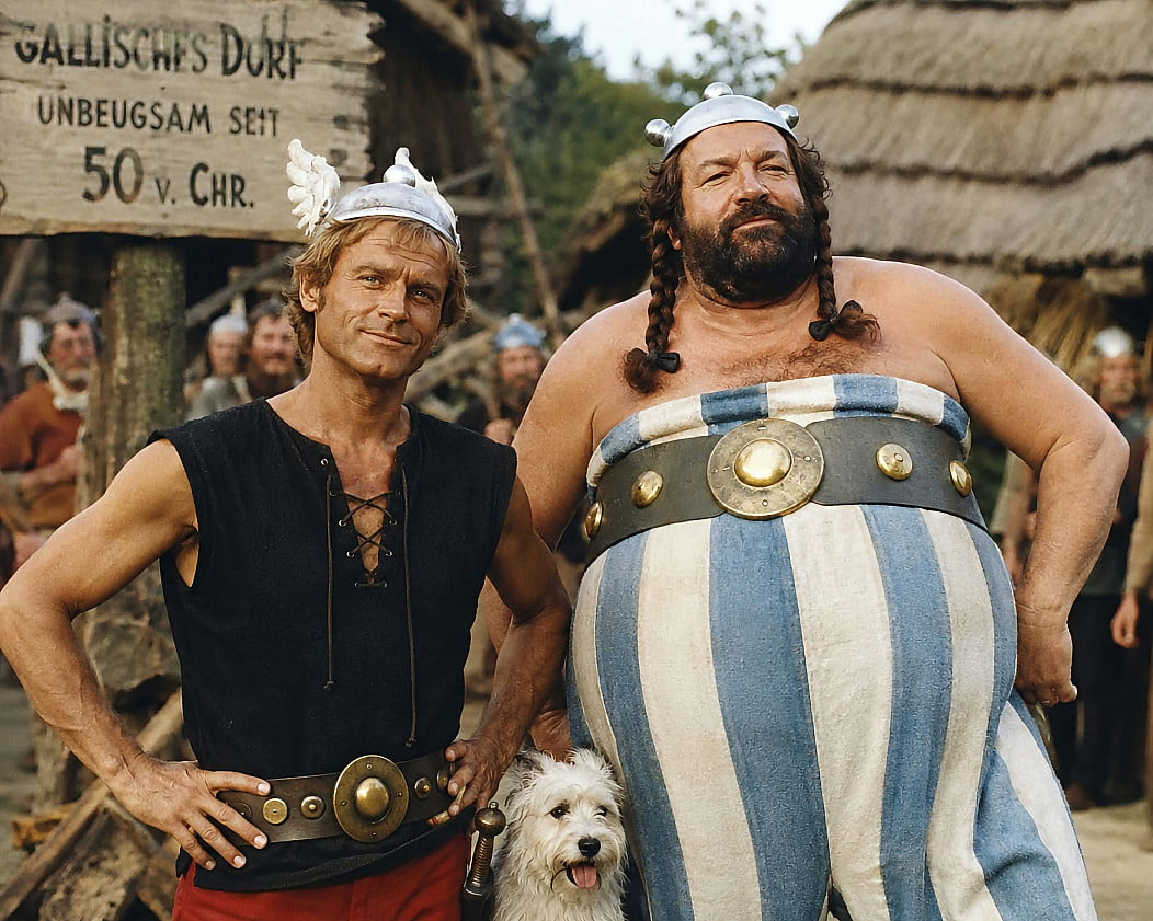 AI-Generated Concept Art Reimagines Terence Hill and Bud Spencer as Asterix and Obelix